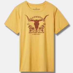 ❤️NWT VINTAGE TORRID TEE - YELLOWSTONE DUTTON RANCH - MONTANA HORSE - PLUS SIZE